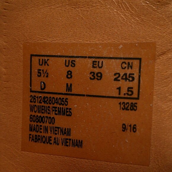 Clarks Women's Black Nubuck Clarene Allure Adjustable Ankle Strap Size 8 - Picture 5 of 10